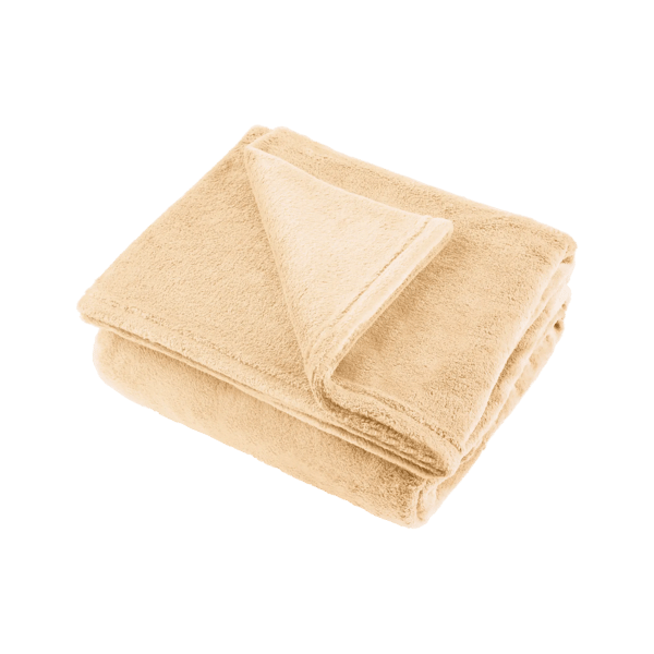 Fleecfilt 200x220 cm TEESA - gräddvit