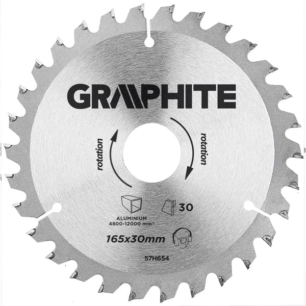 Graphite Widia savklinge 165x30mm 30 tænder (57H654)