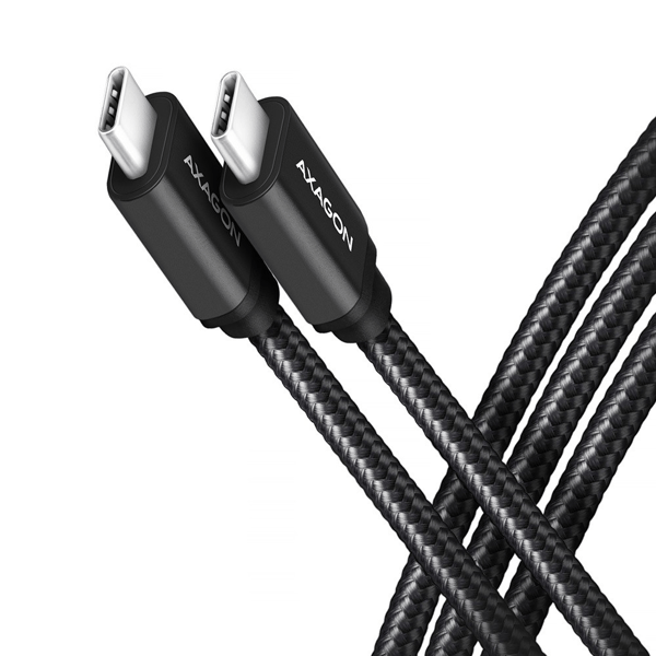 Axagon USB-C USB-kabel - USB-C 1 m sort (BUCM3-CM10AB)