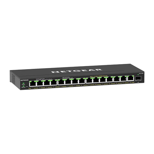 Kytkin Netgear GS316EP-100PES 28 Gbps