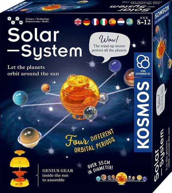Kredsende solsystem 12L (flersproget version)