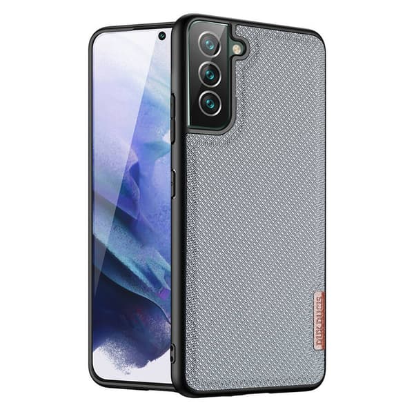 Dux Ducis Fino etui af nylonmateriale til Samsung Galaxy S22+ (S22 Plus) blå