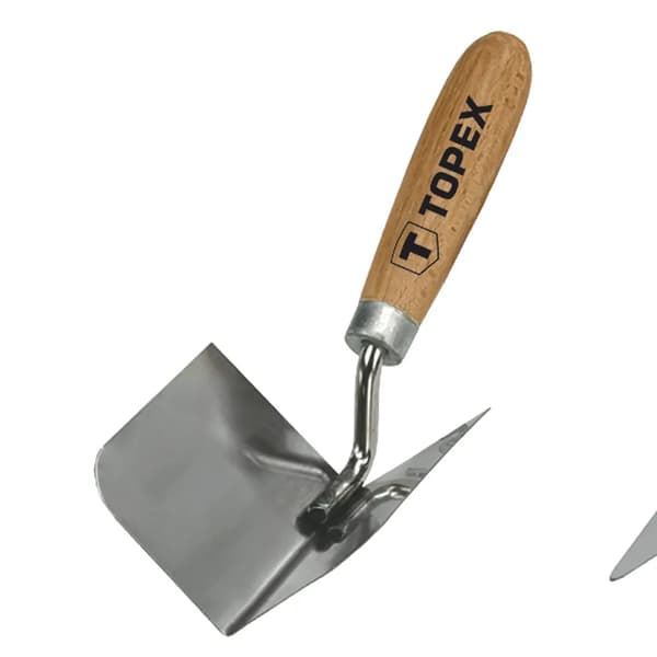 Topex Indvendig pudsebræt 85x60mm rustfrit stål - 13A830