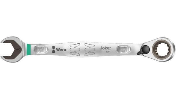 FLAT RING WRENCH WITH RATCHET JOKER SWITCH 6001, 13MM