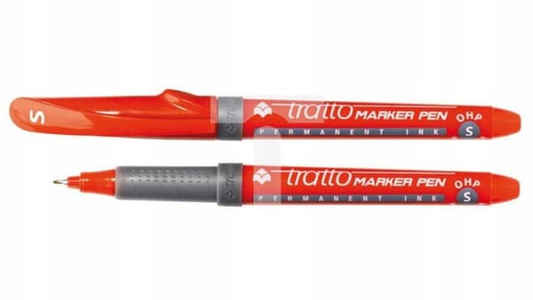Tratto - Permanent markør til kabler S-1,0 mm Rød/806902