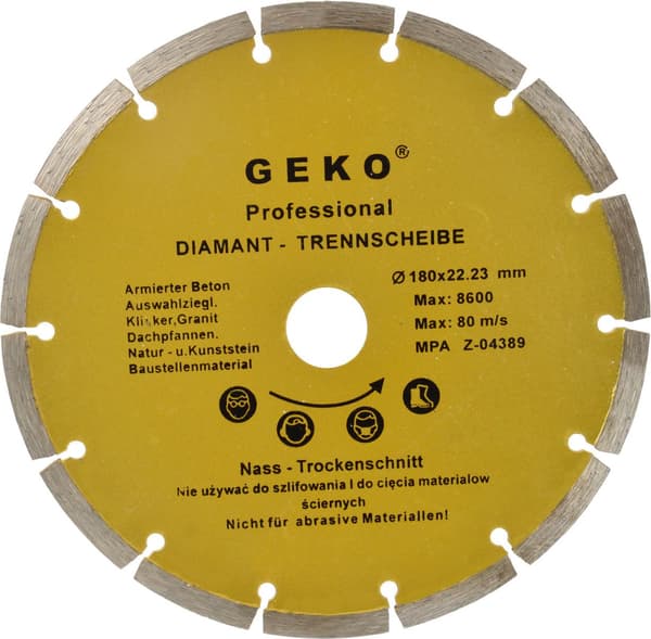 Skive diam.180mm Segment.GEKO PROFI (50)