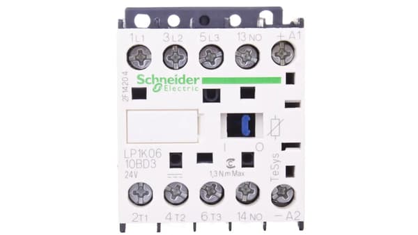 Effektkontaktor 6A 3P 24V DC 1S 0B LP1K0610BD3