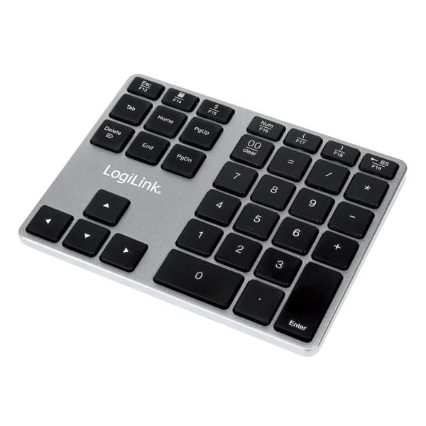 LogiLink Numerisk Tastatur - Aluminium/Sort