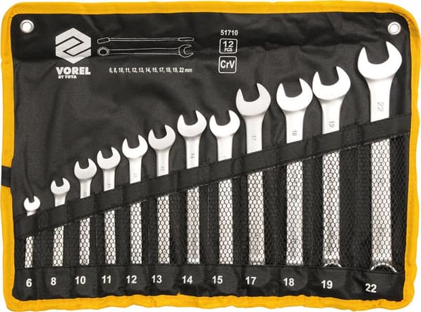 PLAS-EYE NØGLER C-V 12CZ 6-22MM SAT ETUI