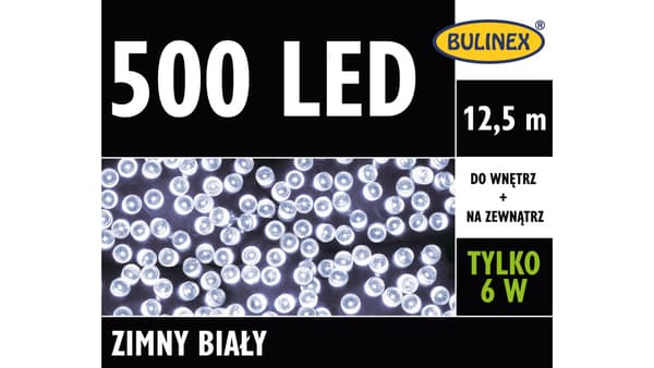 BULINEX 500 LED LYS HVID KOLD 12 5M