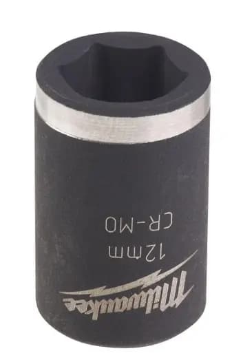 MILWAUKEE SLAGNØDDOP 3/8\" 12mm SHOCKWAVE