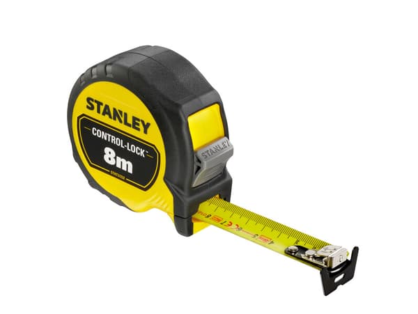 Målebånd 8m x 25mm CONTROL-LOCK stift.3.5m MAGN. -kort