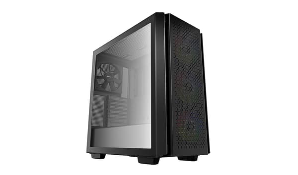 Deepcool MID TOWER CHASSI CG560 Sidofönster, Svart, Mid-Tower, Strömförsörjning ingår Nej