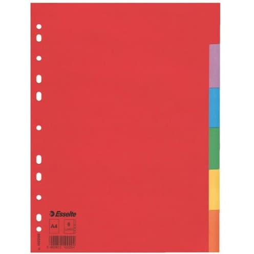 Esselte Clean cover Esselte A4 (sekoitus) 6 160g (100200)