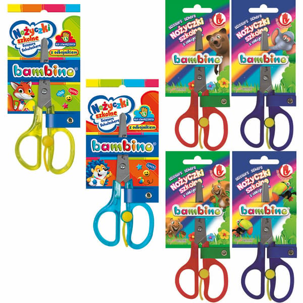 Koulusakset vasenkätisille BAMBINO