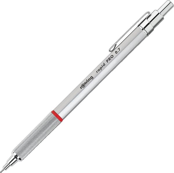 rotring Rapid Pro stiftmekanisk penna krom FM 0,7 mm