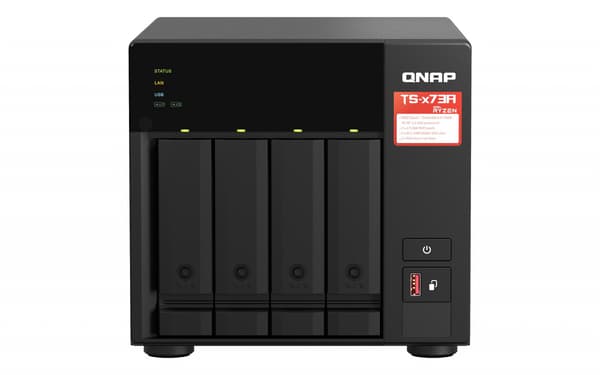 NAS Verkkotallennus Qnap TS-473A-8G           Musta