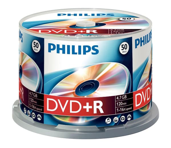 Philips DR4S6B50F - DVD+R x 50 - 4.7 G
