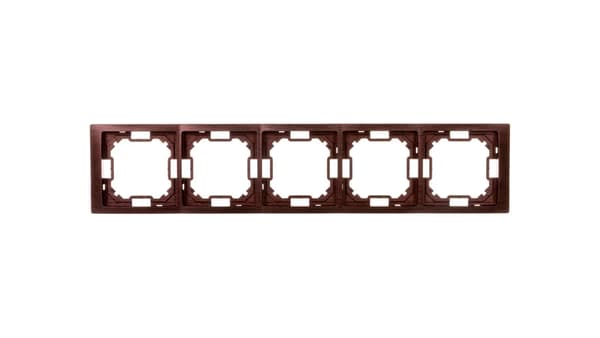 Simon Basic Neos Mahogni Armaturramme BMRC5/050