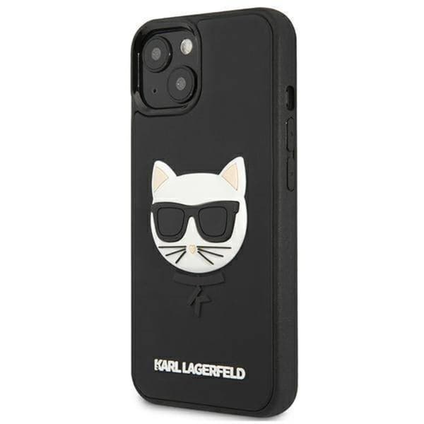 Karl Lagerfeld 3D Rubber Choupette Fodral för iPhone 13 mini - Svart