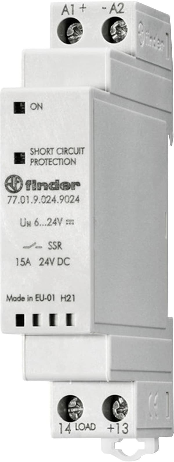 Modulær SSR-sender 1Z 16-32V DC 15A, styring 24V DC 77.01.9.024.9024