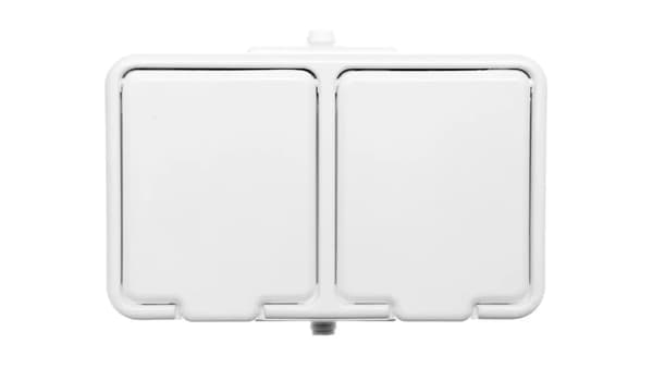 Schneider Electric Dobbelt Cedar PE Stikkontakt hvid (GWN240PC01)