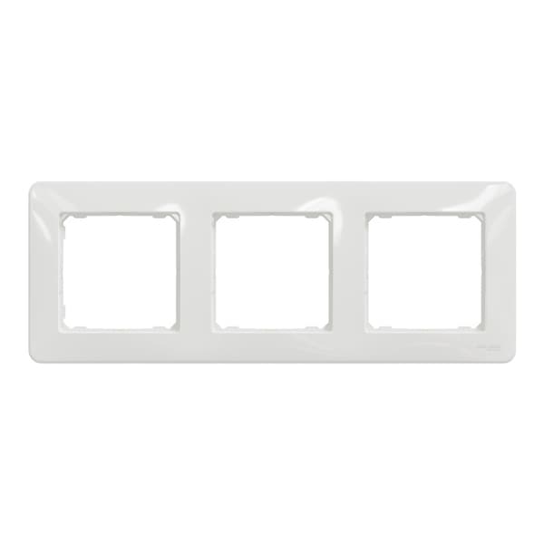 Schneider Electric Sedna Design, 3-facksram, vit