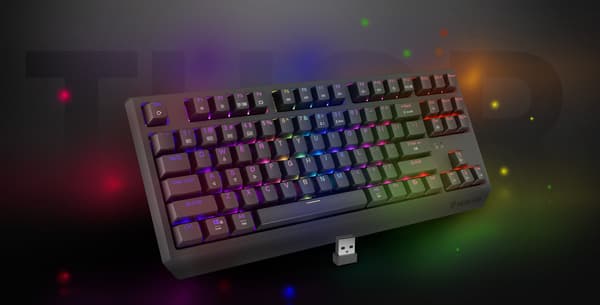 Genesis Thor 230 TKL Trådlös Svart RGB Outem Röd