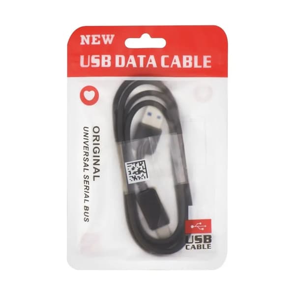 USB-C-kaapeli 3.0 HD2 musta 1 metri