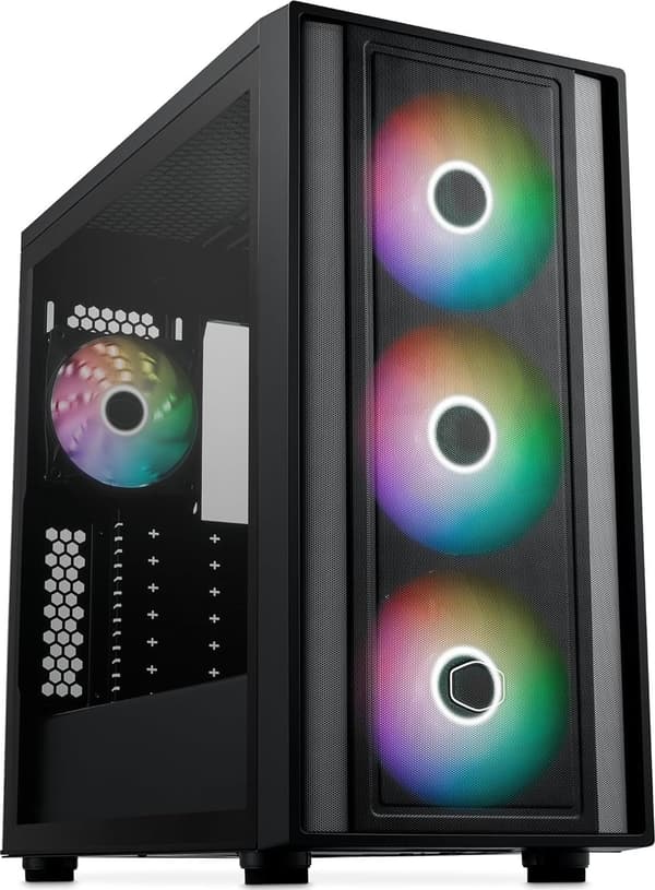 MasterBox 600-chassi svart