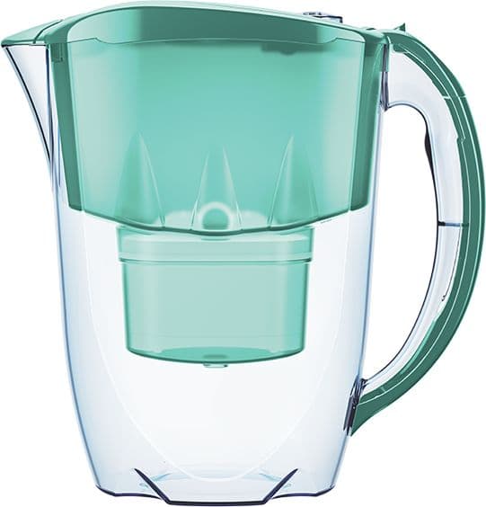 AQUAPHOR Jasper suodatinkannu 2,8l (minttu) + 2 suodatinta B25 Maxfor