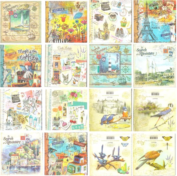 Dekorativ notesbog 130x130/80K ternet/FRESH line