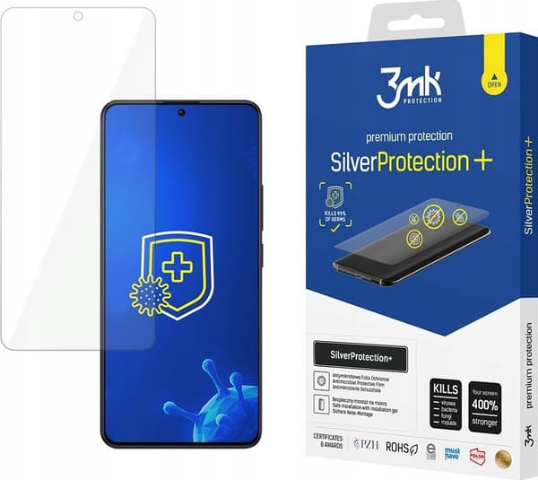 3MK SILVERPROTECT+ REDMI NOTE 13 PRO ANTIMIKROBIEL FILM VÅDMONTERET