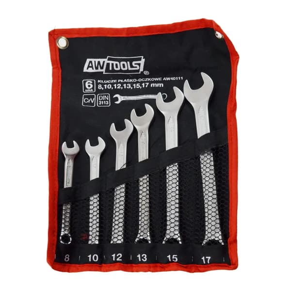 AWTOOLS RINGNØGLESÆT 6 stk. 8/10/12/13/15/17mm