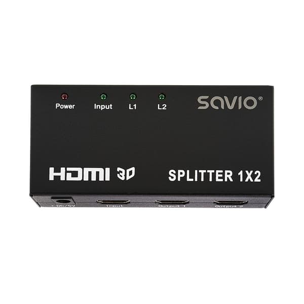 SAVIO CL-42 1x2 HDMI Splitter - video-