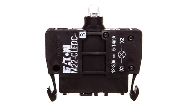 Fatning med LED blå 12-30V AC/DC M22-CLEDC-B 218062