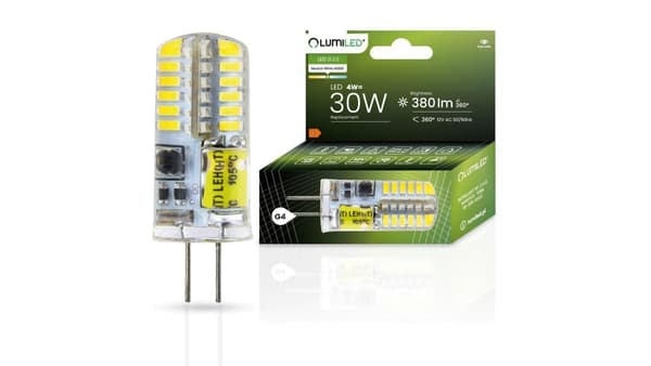 LED pære G4 CAP 4W = 30W 380lm 4000K Neutral 360 LUMILED