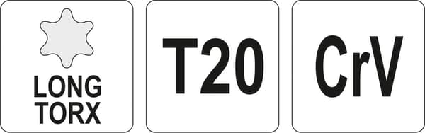 TORX NØGLE LANG T20