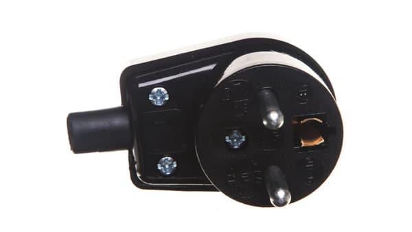 Elektro-Plast Jordstikprop 16A 250V sort WB-6 (3300-02)