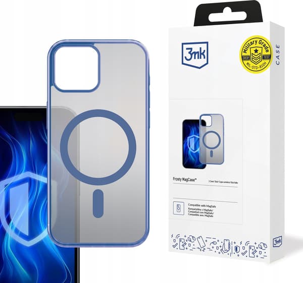 3MK Apple iPhone 14 Plus - 3mk Frosty MagCase Sininen