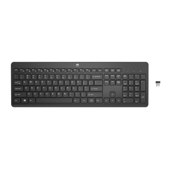 HP 230 Trådløst Tastatur Sort 3L1E7AA#ABD