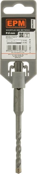 SDS+ QUATRO BOREBIT TIL BETON 6*110