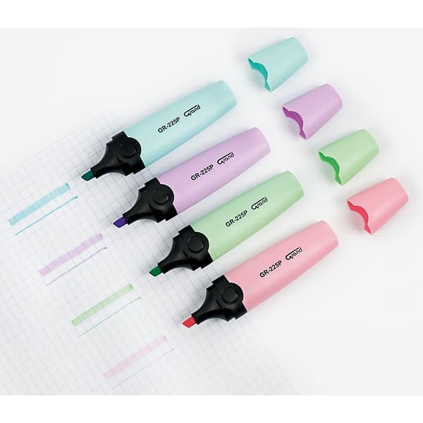 Overstregningstusch GR225P pastel 4 farver GRAND
