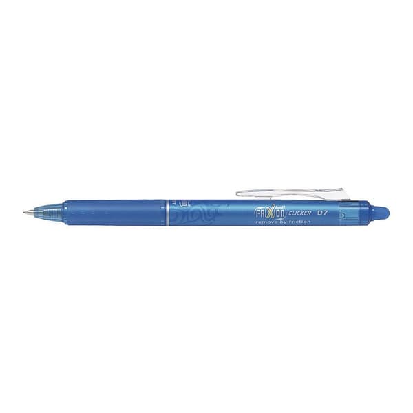 Kuglepen. Pilot Frixion clicker azur p12