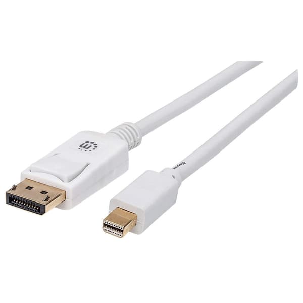 Manhattan DisplayPort Mini -kaapeli - DisplayPort 2m valkoinen (324748)