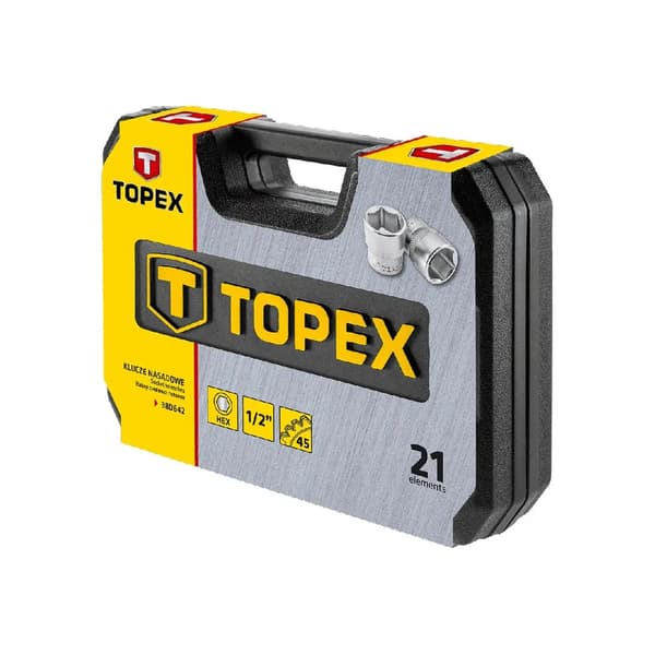 Topex Työkalusarja 21 osaa (38D642)