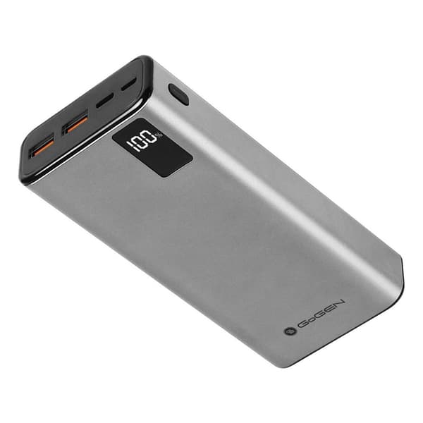 Varavirtalähde GoGen Powerbank GoGen PB200008S 20000 mAh hopea