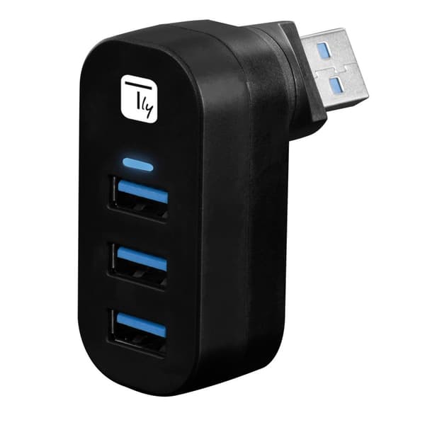 Techly USB HUB 3x USB-A 3.0 (IUSB3-HUB3-ROTB)
