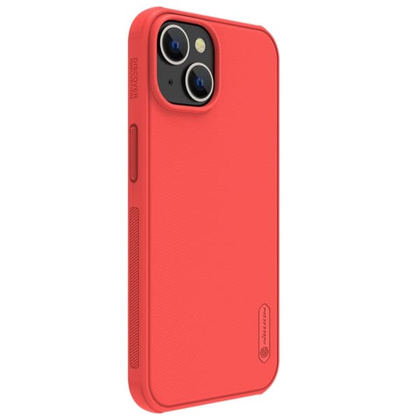 Nillkin Super Frosted Shield Pro Fodral för iPhone 14 Plus, Baksida, Röd