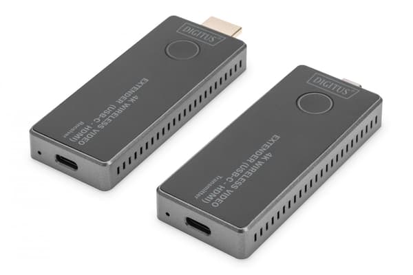 DIGITUS Trådlöst Videoförlängningskit DS-55324 - HDMI / USB-C - 30 m